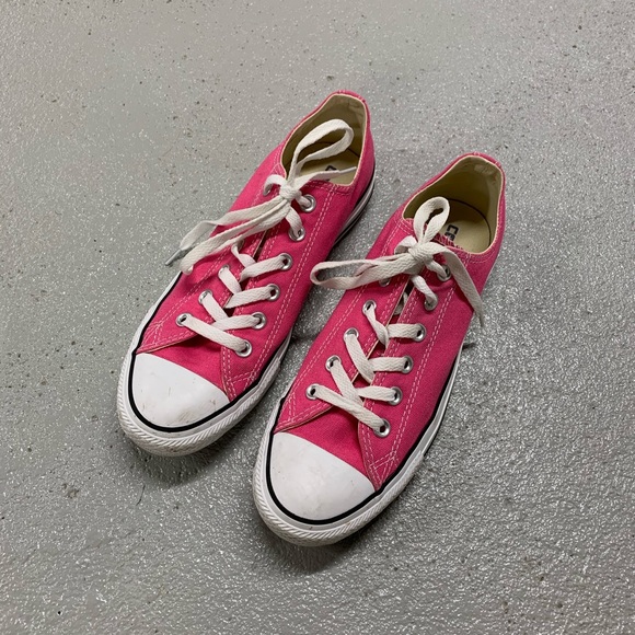low top pink converse